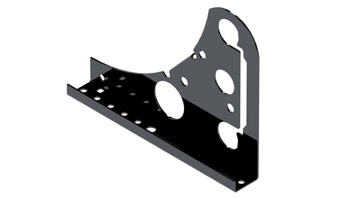 CWL Konsol Släta Tak Kort Svart