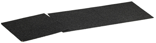 Nock- och takfotsplatta svart - 0,33x0,33m - 1