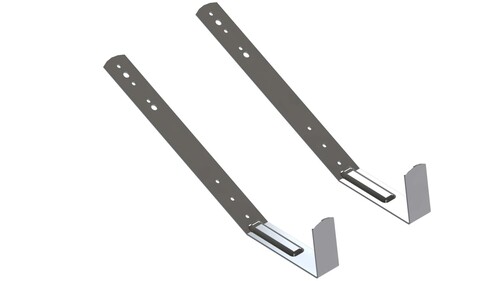 CWL Glidskydd Papp & Duktak Inkl Skruv 2-Pack